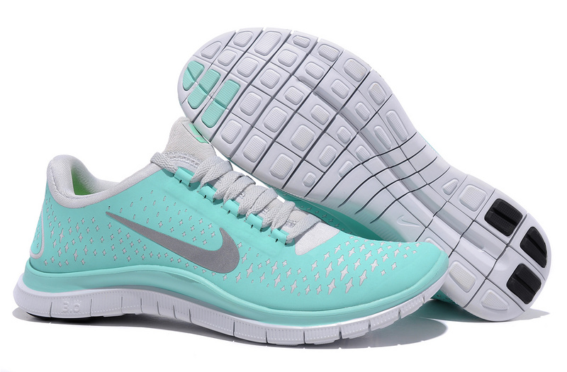 Hot Nike Free3.0 Women Shoes Gray/Turquoise
